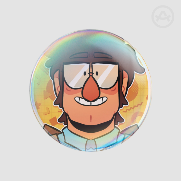 College Stanford Pines Button Pin [Gravity Falls]