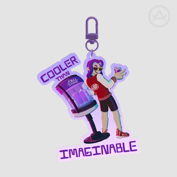 Cooler Than Imaginable - Tacticooler Clear Acrylic Keychain