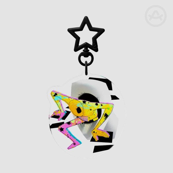 Spot Rainbow Keychain