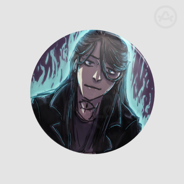 Gerry Keay pin badge