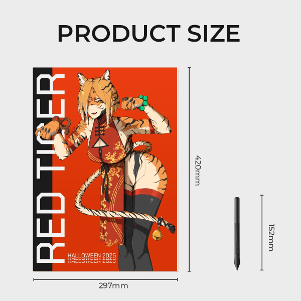 Red Tiger, Halloween 2025 (Ocs) Poster Printing