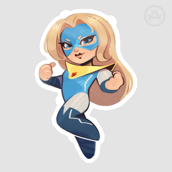 Blonde Blazer STICKER