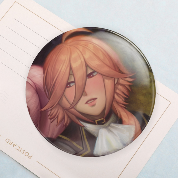 Hiomaika painting Hio Button