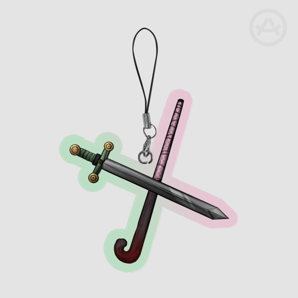 Landon Sword X Seo-Jun Hockey Stick Acrylic Keychains