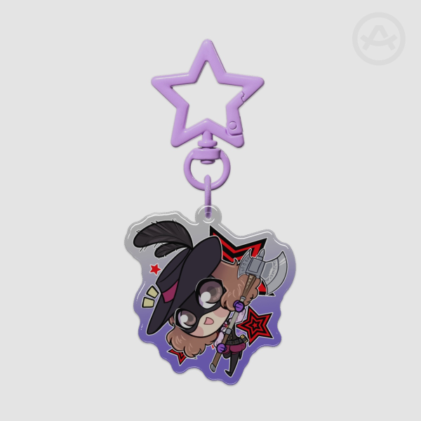 P5 Noir Epoxy Keychain
