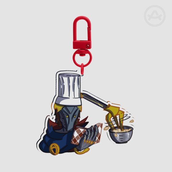 Viktor Baking Keychain