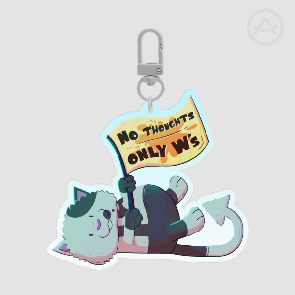 No Thoughts - Lil Judd Clear Acrylic Keychains