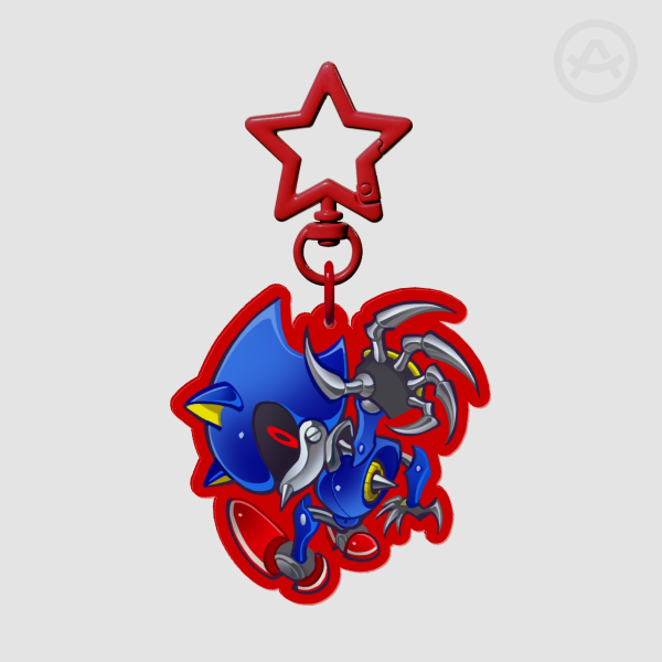 Metal Sonic Keychain