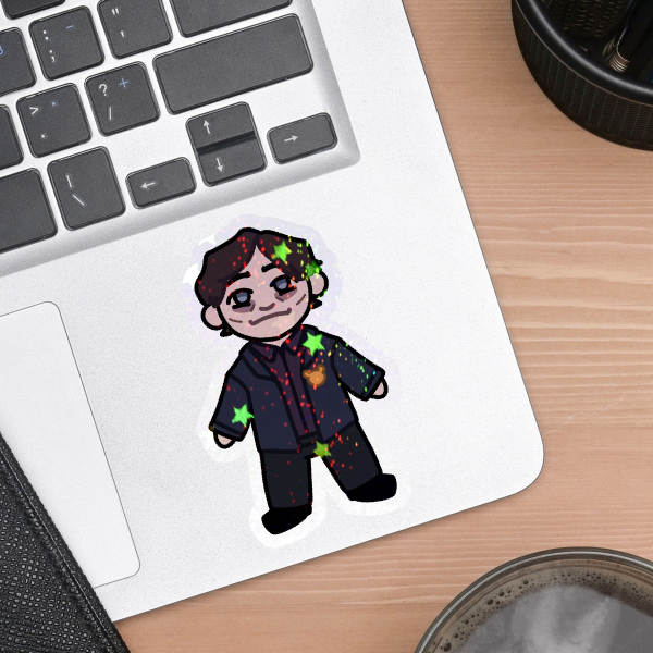 Michael Afton Sticker (sand star holo)