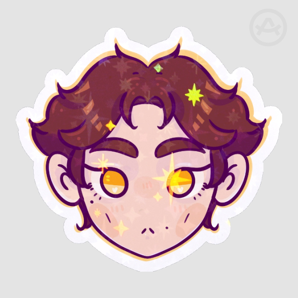 Viktor head - Cut Stickers
