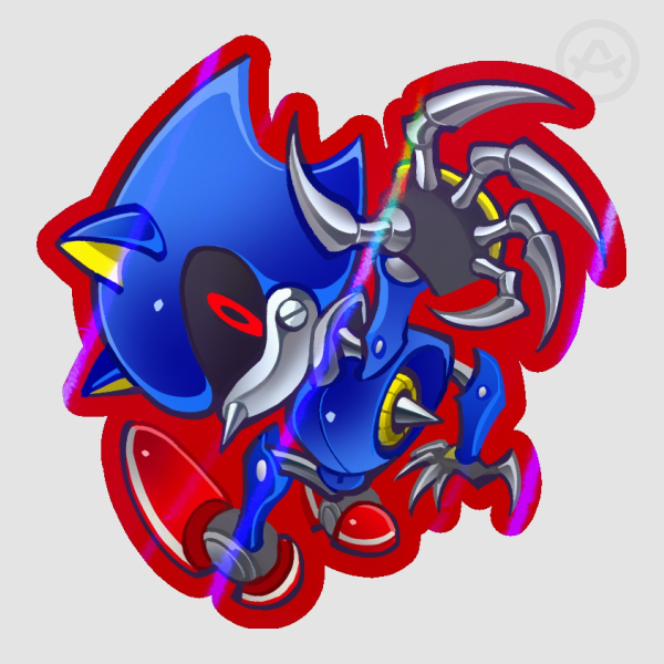 Metal Sonic Sticker