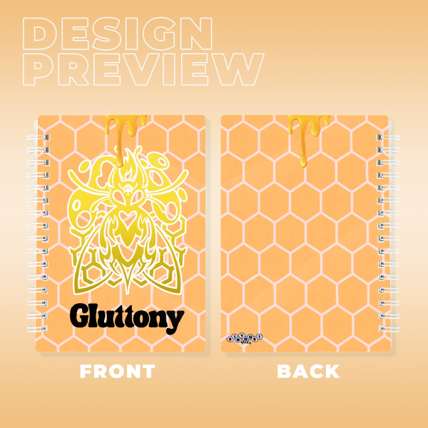 Gluttony Double-side Spiral Notebook