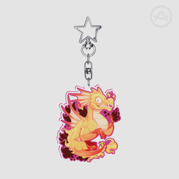 Salamander Acrylic Charm
