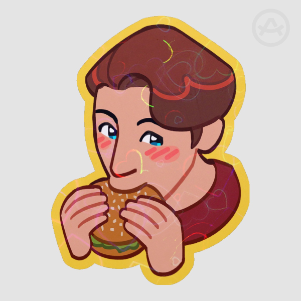 Jerma Burger Sticker