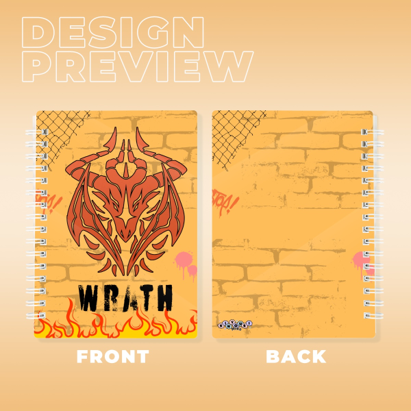 Wrath Double-side Spiral Notebook