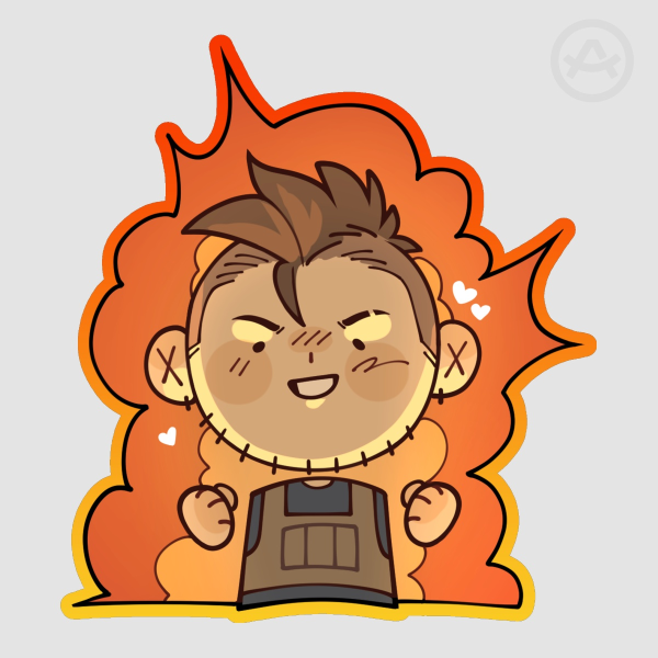 Explosion Soap | Die Cut Sticker