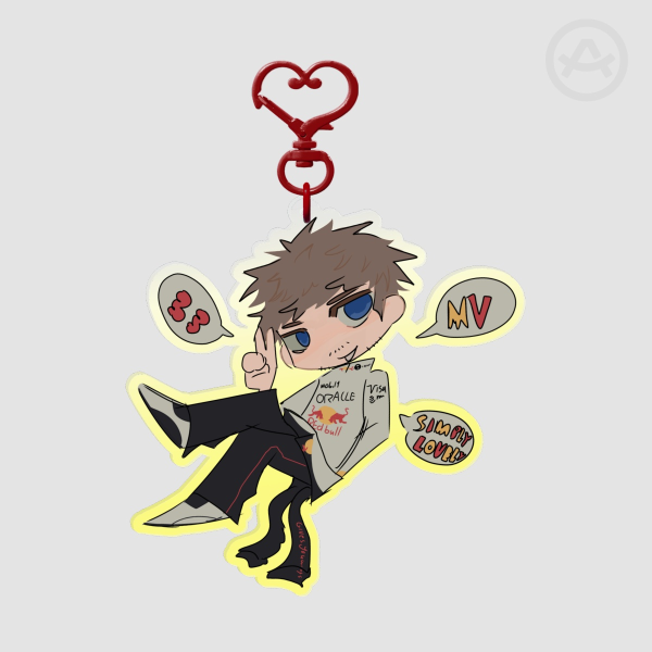 Max Verstappen driver keychain