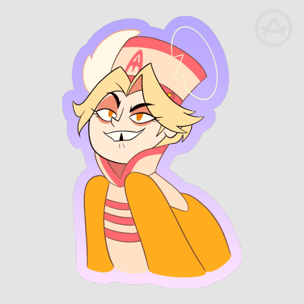 Abel Biting Lip Sticker