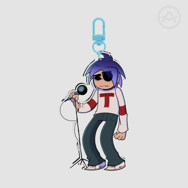 2D Phase 1 Double-Sided Keychain