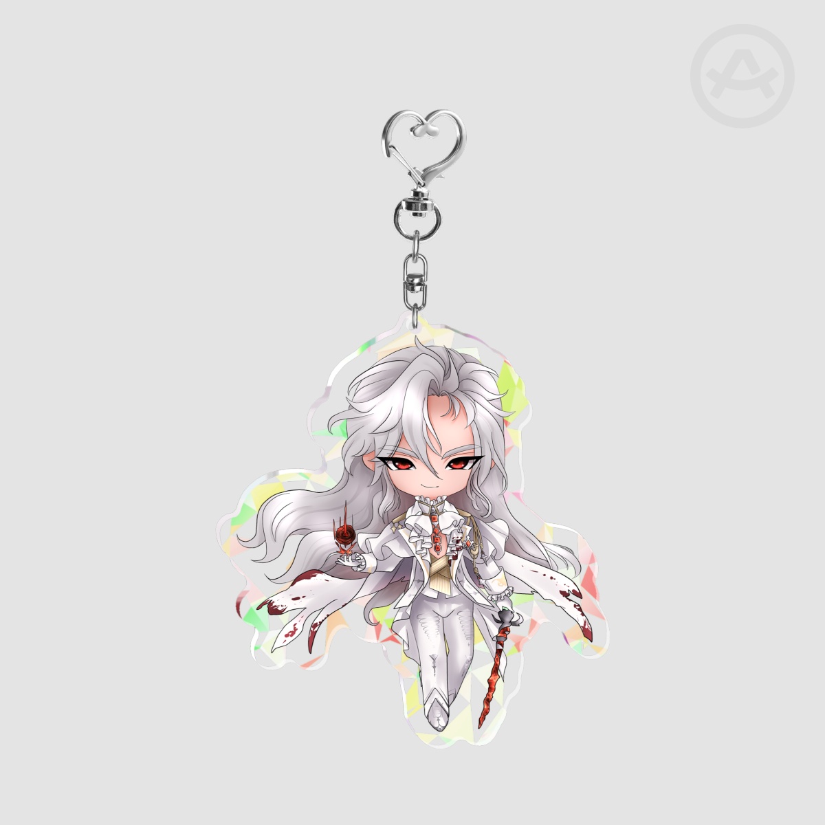 Silverwing Sylus Broken Glass Acrylic Keychain