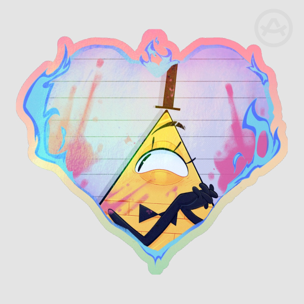 Wanted heart (Bill ver) Sticker