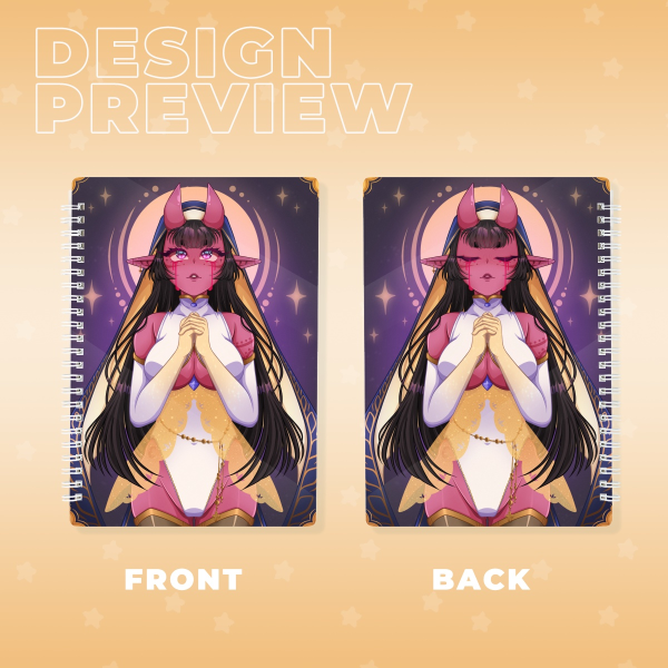 Holy Umi - Double-sided PVC Spiral Notebook