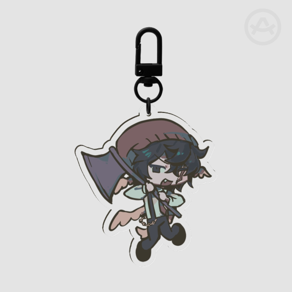 c!quackity acrylic keychain