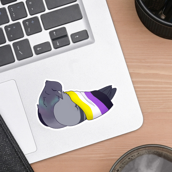 Pride Pigeon Nonbinary