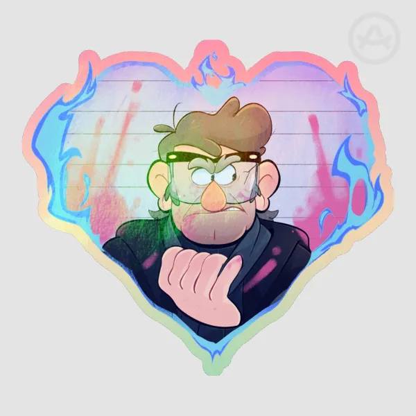 Wanted heart (Ford ver) Sticker