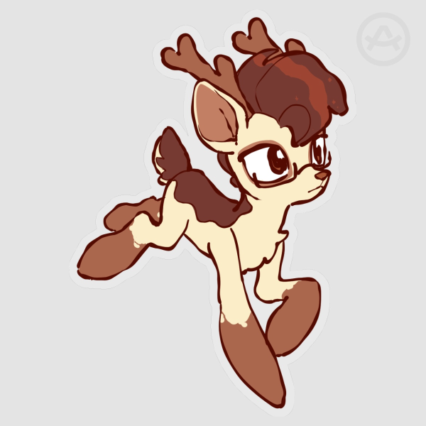 Deeramisu - Clear PET Vinyl Die Cut Sticker