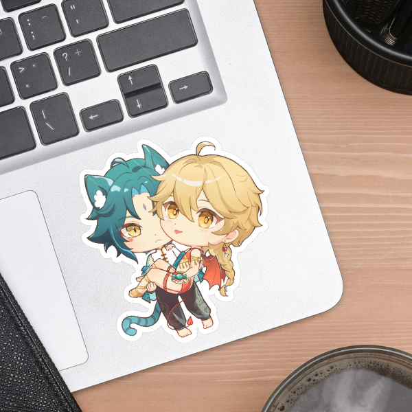 XiaoAether dressed up Sticker Glossy