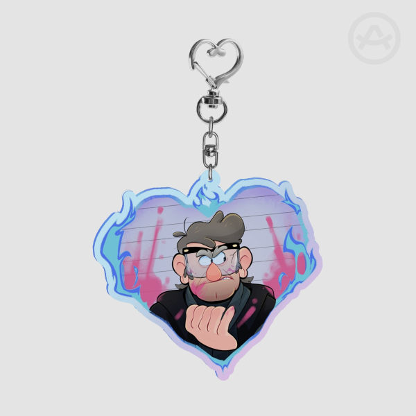 Wanted heart (Ford ver) Keychains