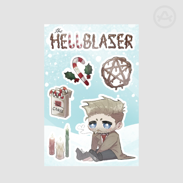 John Constantine Christmas Stickers