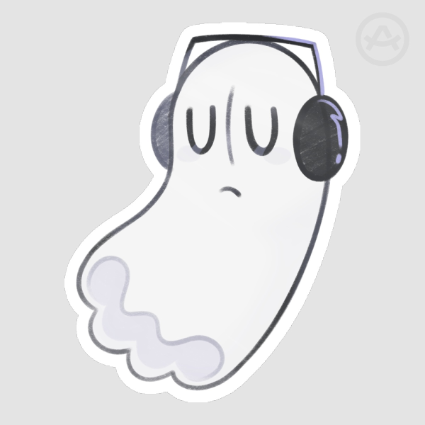 Napstablook Sticker