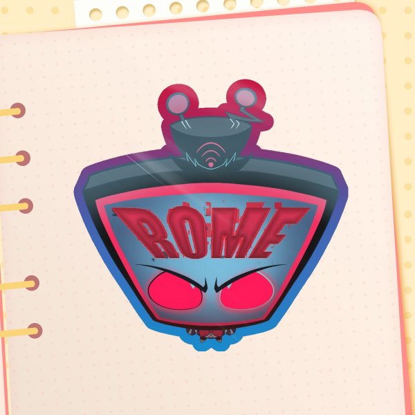 Vox ROME Hot Foil Stamp Sticker