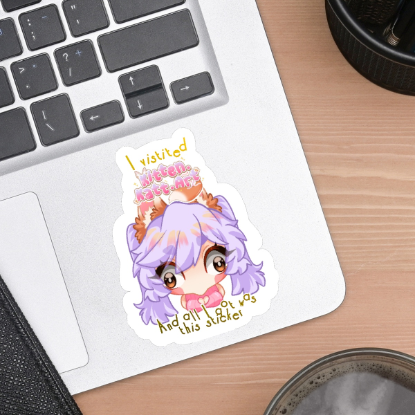 All I got was this Sticker - Gold Foil Stamped Die Cut Sticker