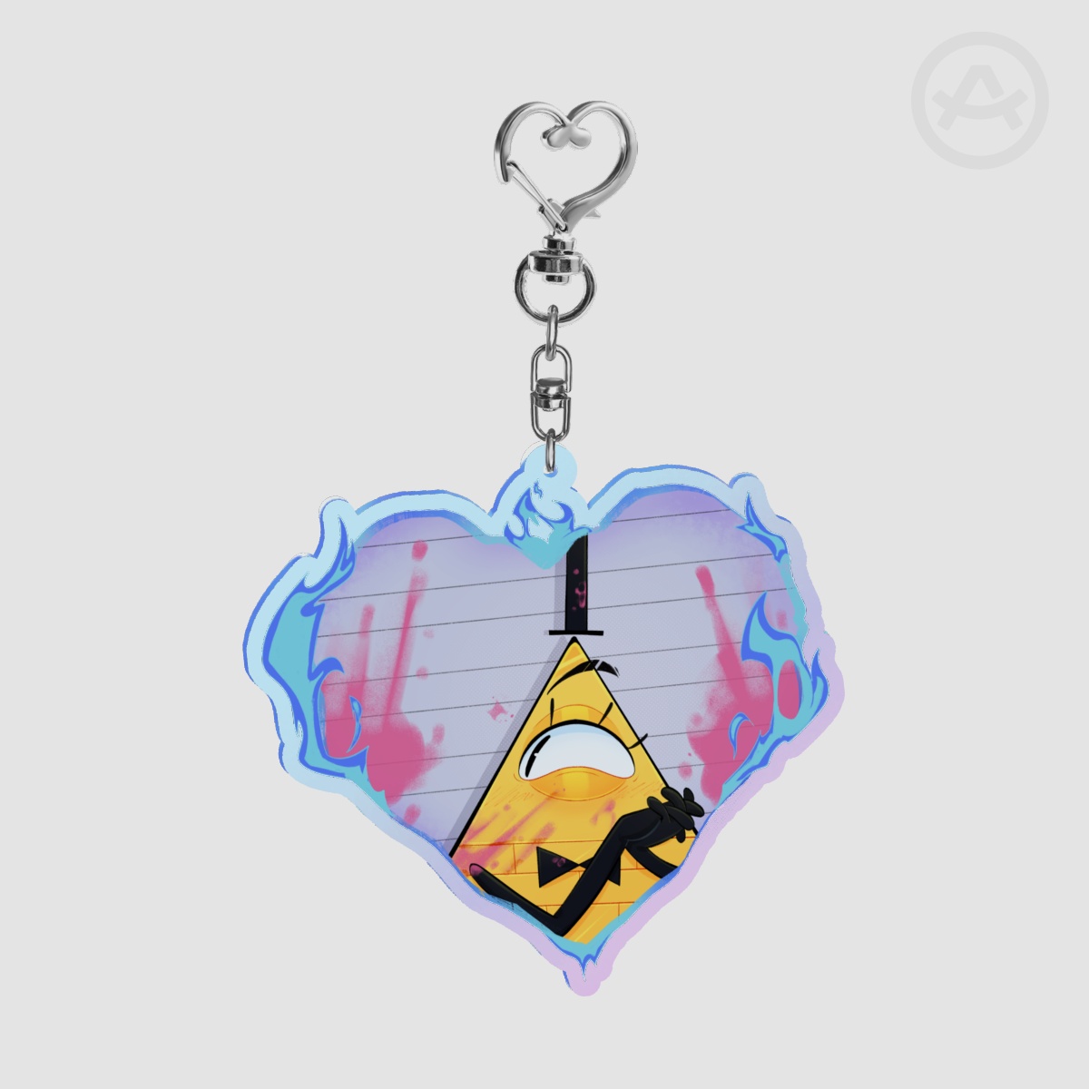 Wanted heart (Bill ver) Keychains