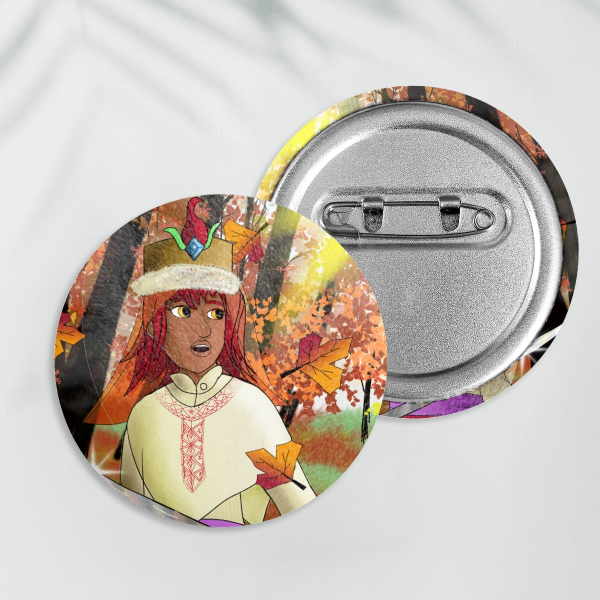 The Calling Round Plush Badge