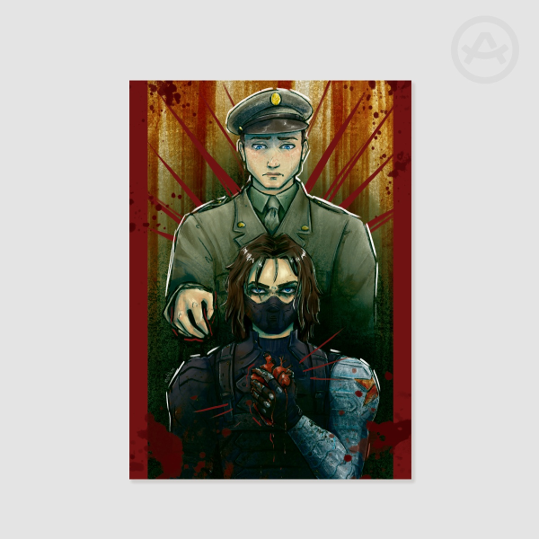 Bucky & Winter Soldier A5 Print