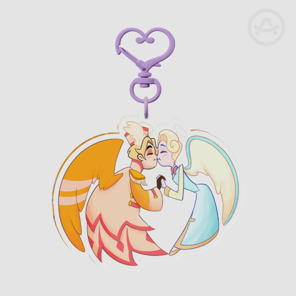 Holygates Kiss Clear Acrylic Keychain