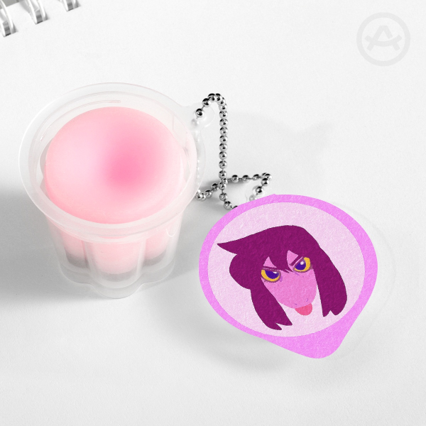 DW Susie Squishy Pudding Jelly Keychain