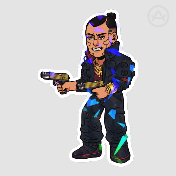 [ Cyberpunk ] Jackie Welles Sticker