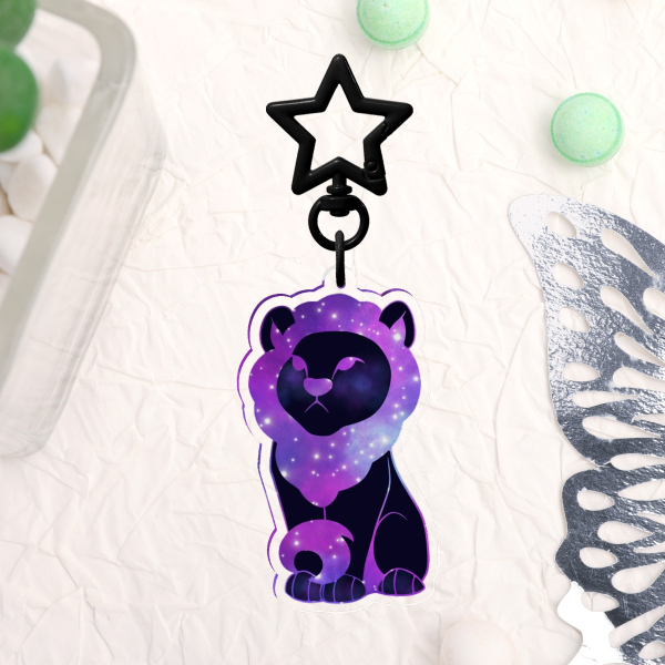 Galactic Leo Acrylic Keychain