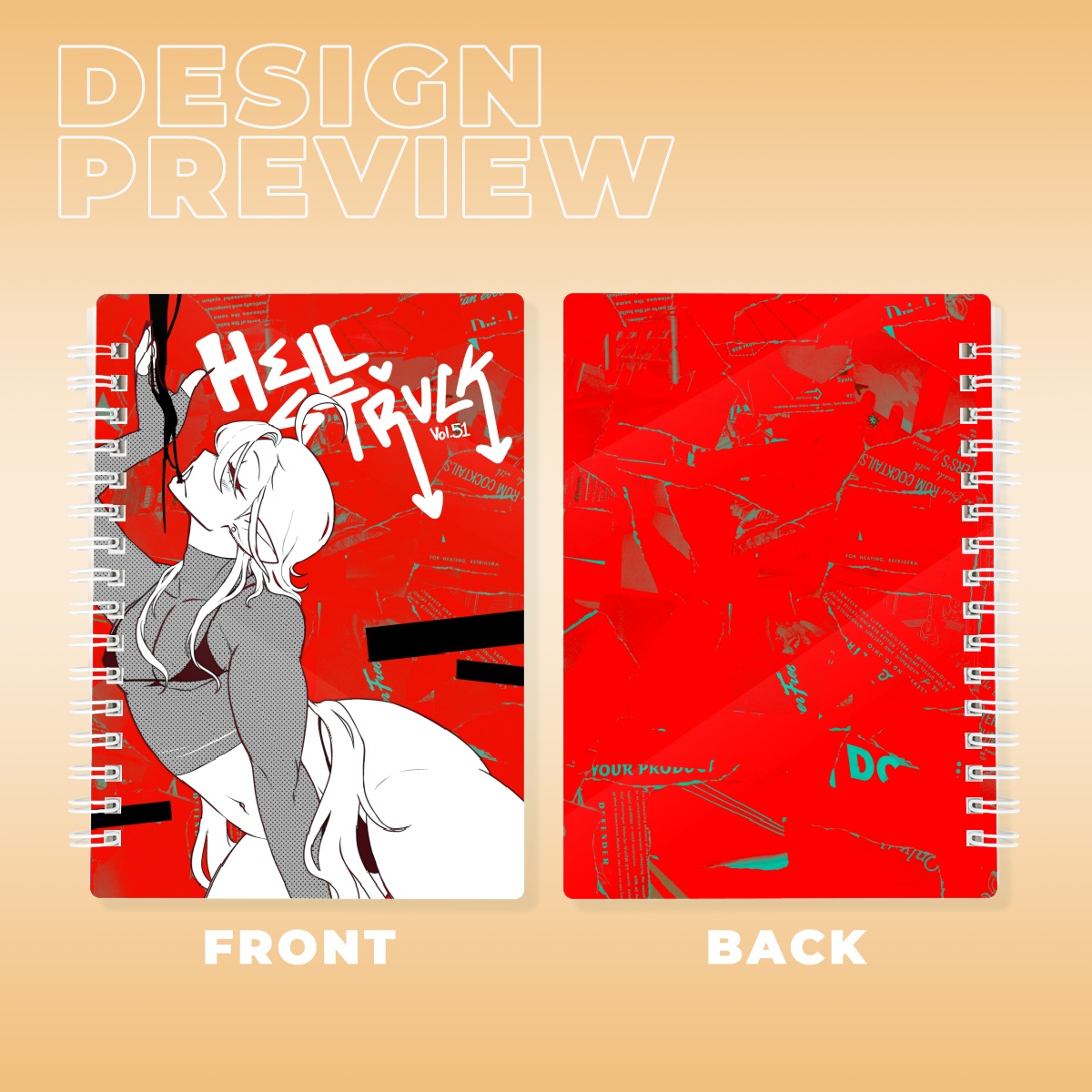 Hell Struck- Balam | Spiral Notebook (A6)