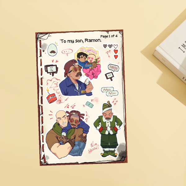 Fit & Ramon •Coated Paper Stickers Sheet•