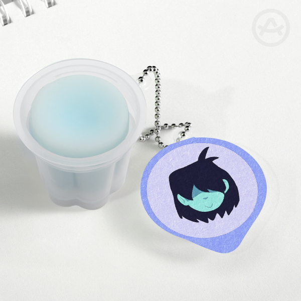 DW Kris Squishy Pudding Jelly Keychain
