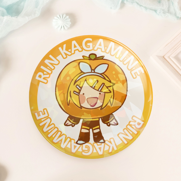 Rin Kagamine Round Badge