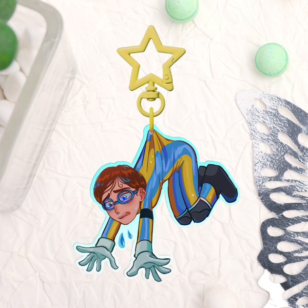 Waterboy Colored Edge Acrylic Keychains