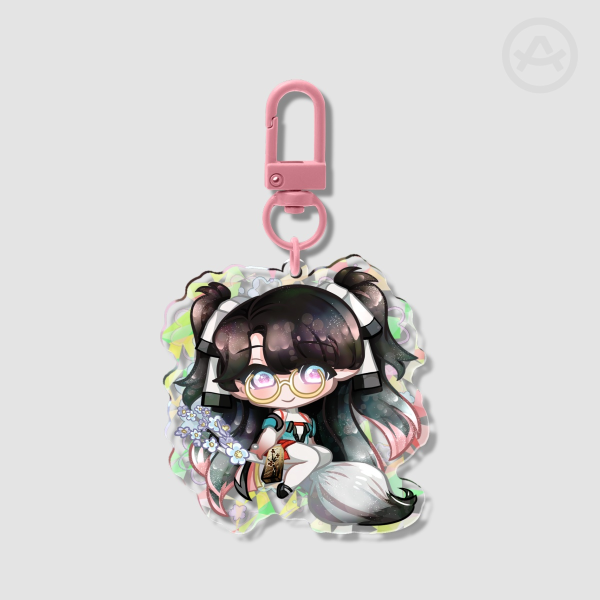 Zhezhi Broken Glass Acrylic Keychain