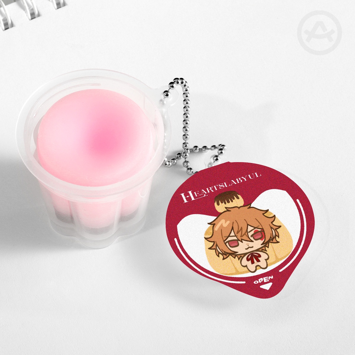 [TWST] Ace Trappola Squishy Pudding Jelly Keychain